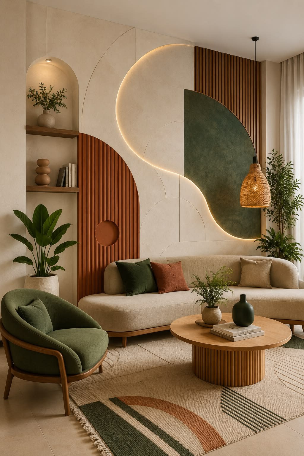 Antarangam interior — living room